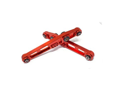 Godspeed Project Billet Rear Lower Control Arms Red Acura Integra 1994-2001.