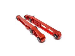 Godspeed Project Billet Rear Lower Control Arms Red Acura Integra 1994-2001.
