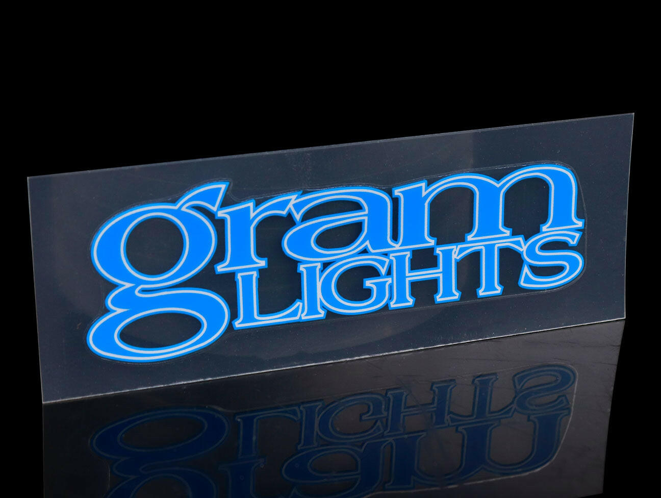 Rays Gram Lights Spoke Decal - Blue.
