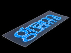 Rays Gram Lights Spoke Decal - Blue.