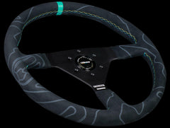 Greddy x Momo Monte Carlo Steering Wheel - Black Alcantara.