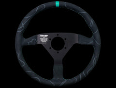 Greddy x Momo Monte Carlo Steering Wheel - Black Alcantara.