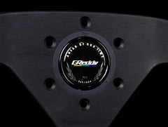 Greddy x Momo Monte Carlo Steering Wheel - Black Alcantara.