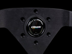 Greddy x Momo Monte Carlo Steering Wheel - Black Leather.