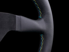 Greddy x Momo Monte Carlo Steering Wheel - Black Leather.