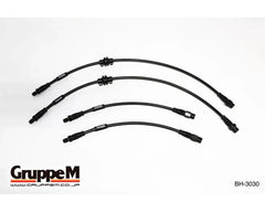GruppeM Carbon Steel Fitting Brake Line System BMW M5 E60/E61 5-Series 5.0L 2004-2010.