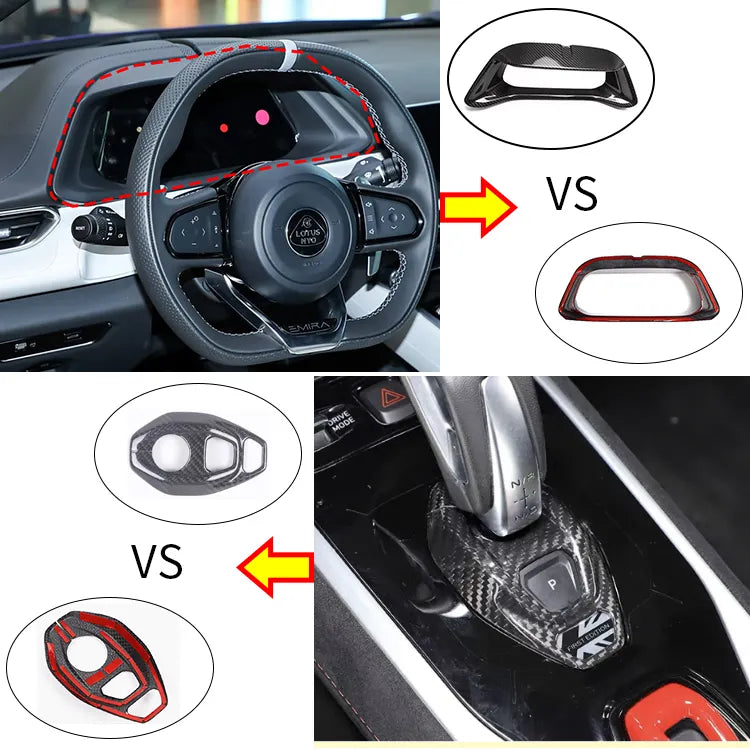 Carbon Fiber Interior Kit - Lotus Emira.