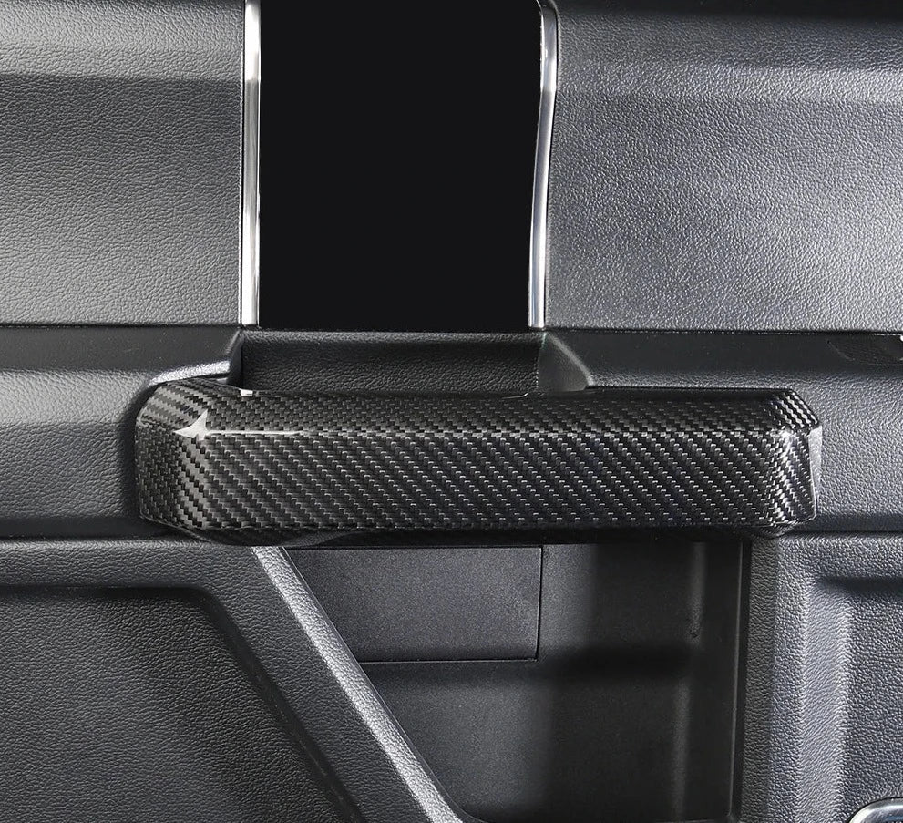 Carbon Inner Door Handle Overlay Cover Trim  -  Ford Raptor F150 2015-2020.