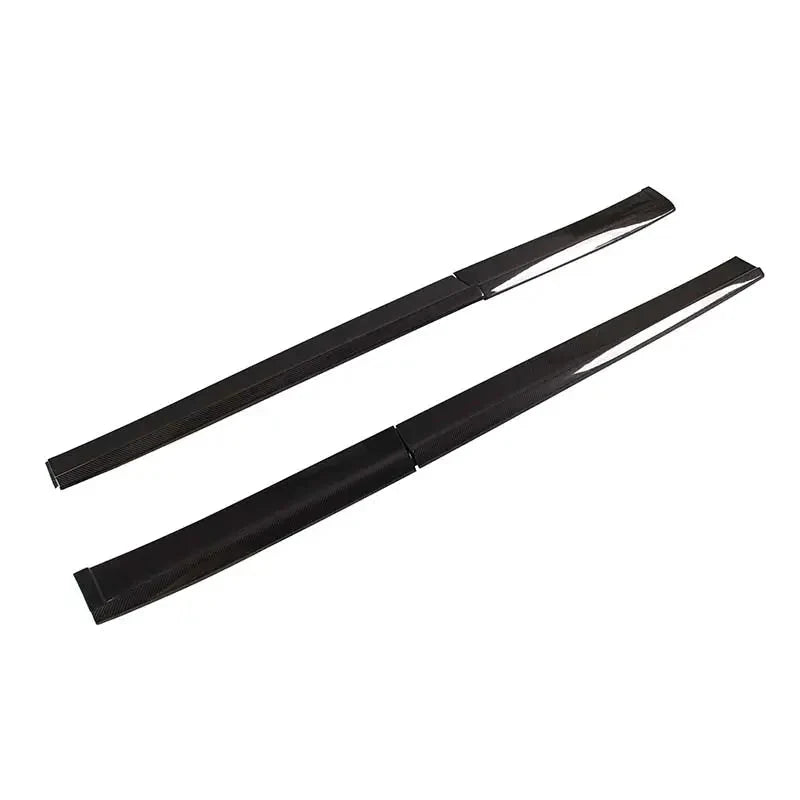 Paktechz Dry Carbon Fiber Body Kit Lower Door Guard Molding Trims - Porsche Cayenne 9Y0 Coupe 9Y3.