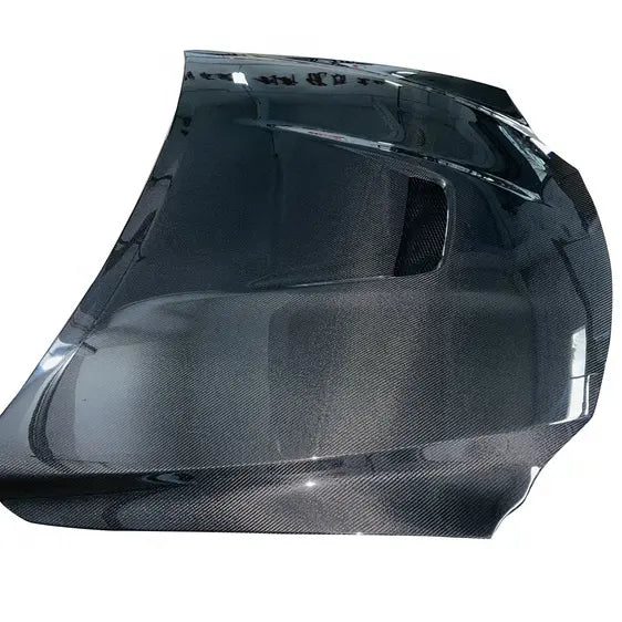 RCF Style Carbon Fiber Vented Hood - 2014-2020 Lexus IS.