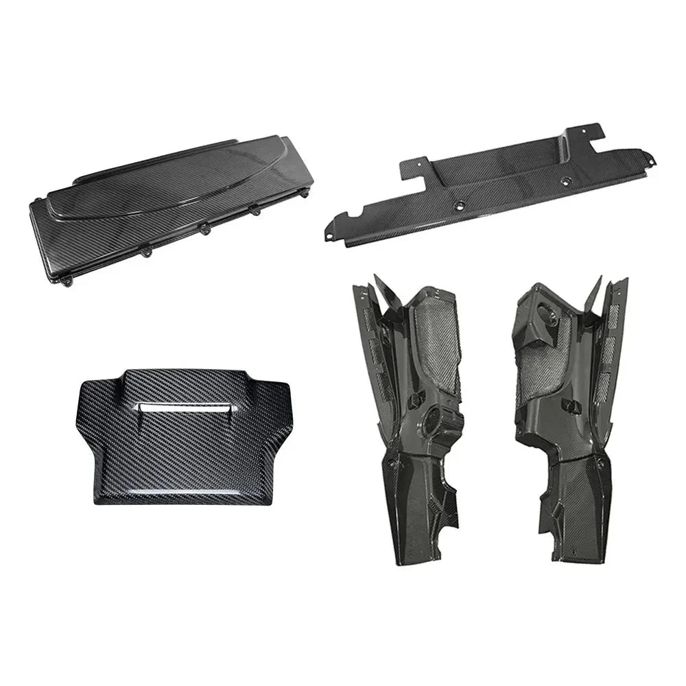 Audi R8 5 Piece Carbon Fiber Engine Bay Kit (Gen 2).