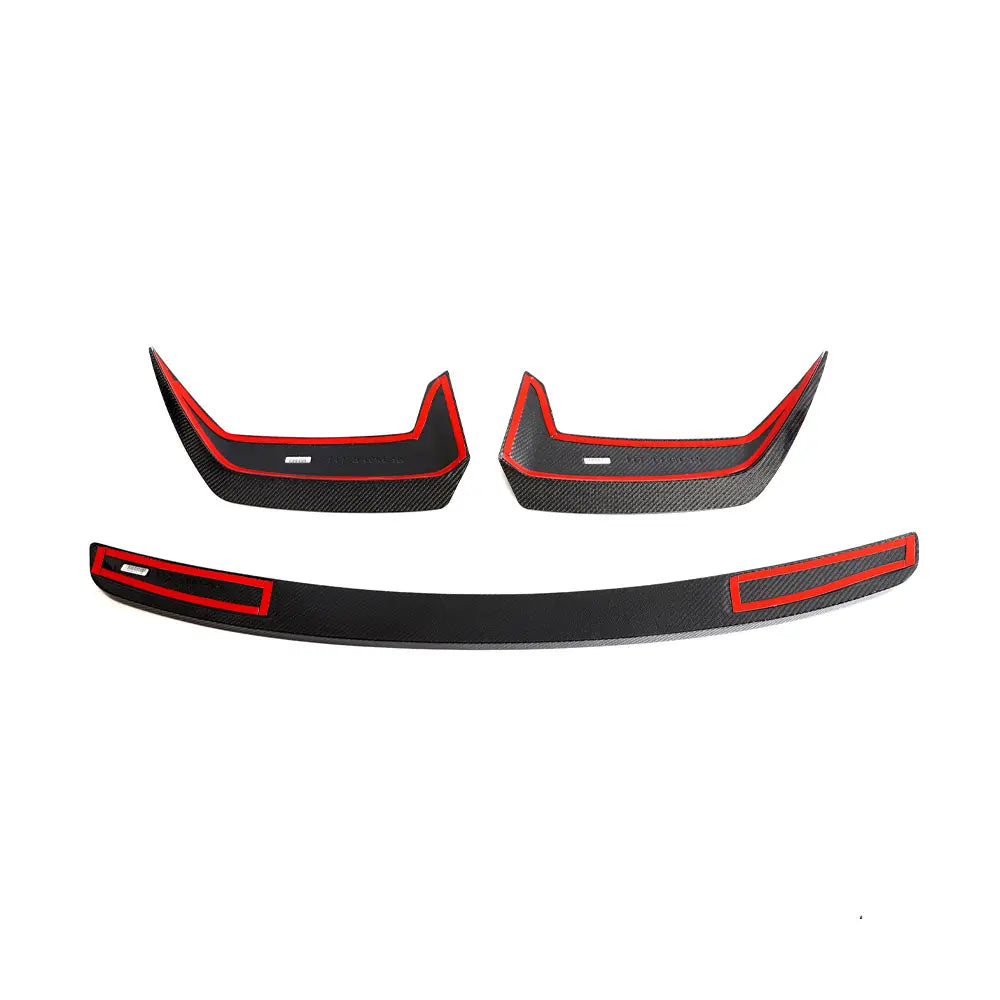 Carbon Fiber Roof Spoilers (3pc)-  Audi RSQ8 SUV Sport 2020-2023.
