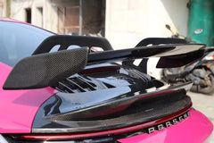 Carbon Fiber GT3 Style Carbon Fiber Wing & Base - Porsche 911/992.