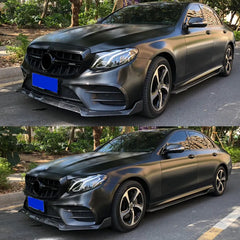 Carbon Fiber BRBS Style Front Splitter lip -  Mercedes Benz W213 E Cclass E63 E43 E400 Sport 2016-2020 W213.