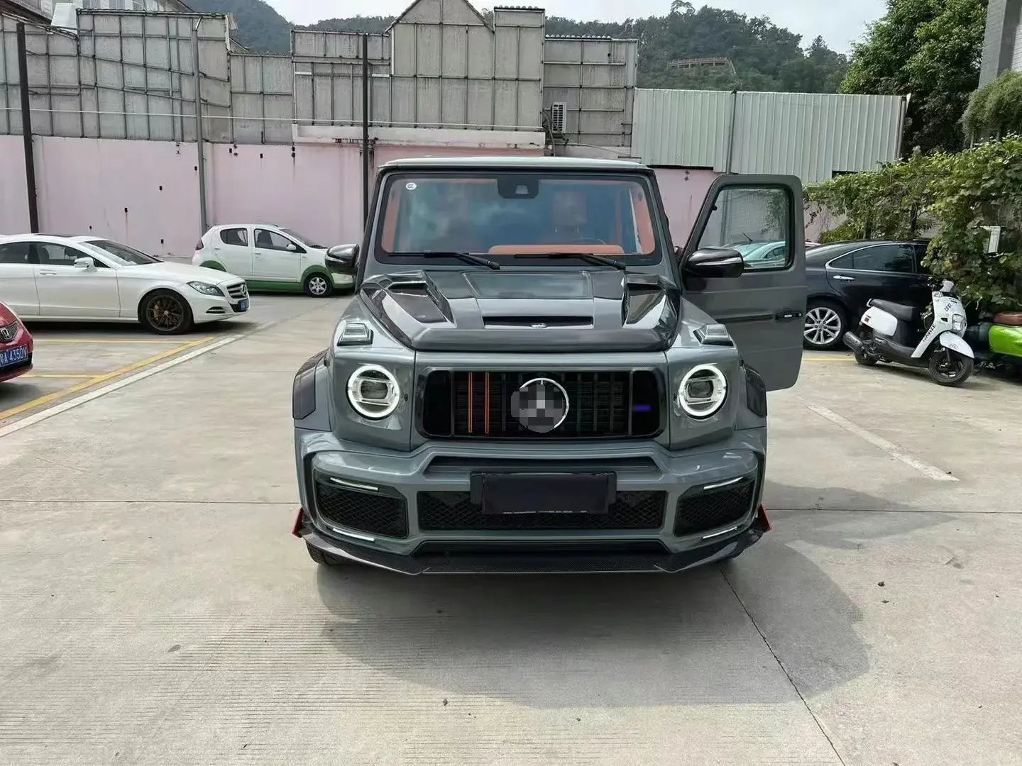 Full B900 Rocket Style Dry Carbon Fiber Body Kit Conversion upgrade - Mercedes-benz G-class G63 W464.