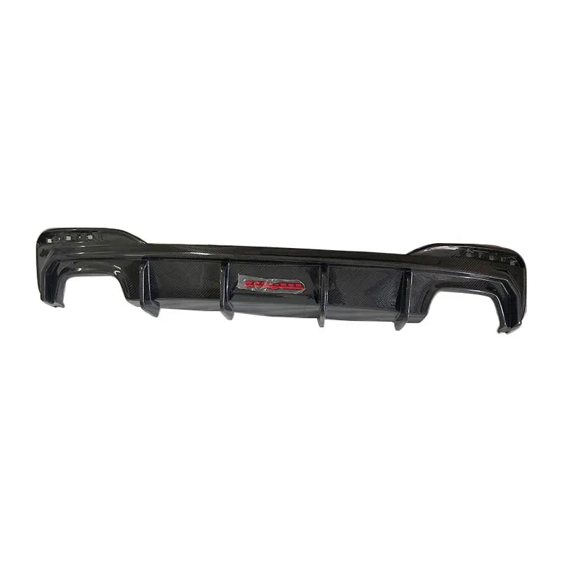 Dry Carbon Fiber Rear Diffuser w/ led - BMW 5 Series G30 G38 2021-2023.