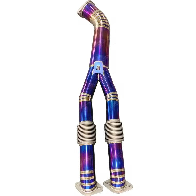 Titanium 4in Full Performance Sport Exhaust System - Nissan R35 GTR.