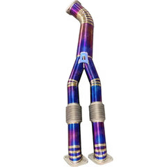 Titanium 4in Full Performance Sport Exhaust System - Nissan R35 GTR.