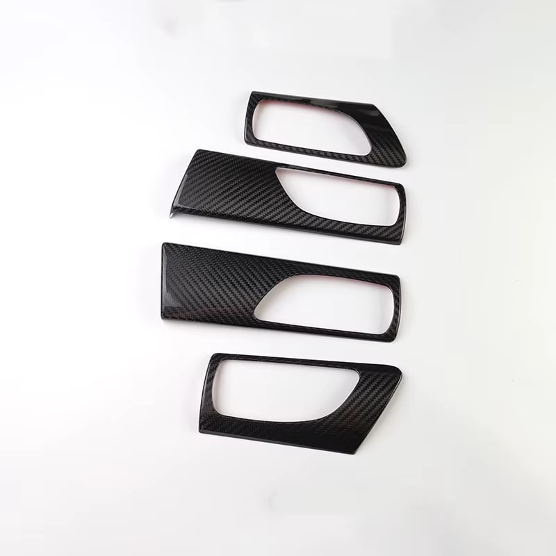 Carbon Fiber Car Interior Door Handle Panel Trim - Lexus IS IS250 IS300h IS350 F Sport 2014-2018.