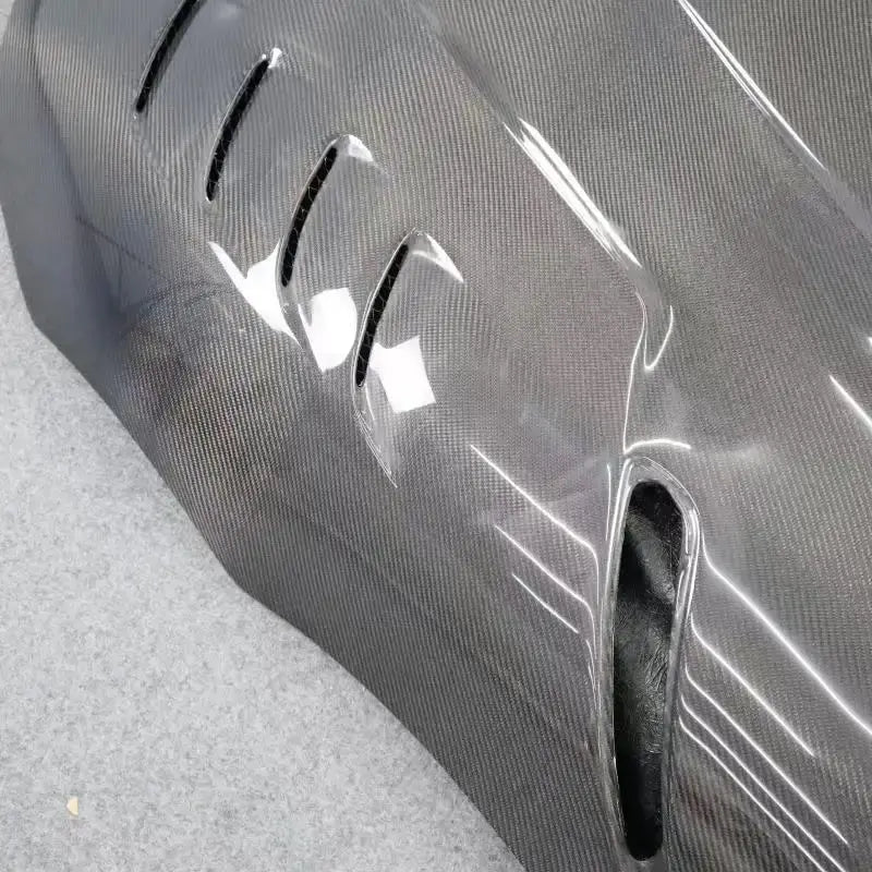L Style Carbon Fiber Hood Bonnnet - TOYOTA SUPRA A90.