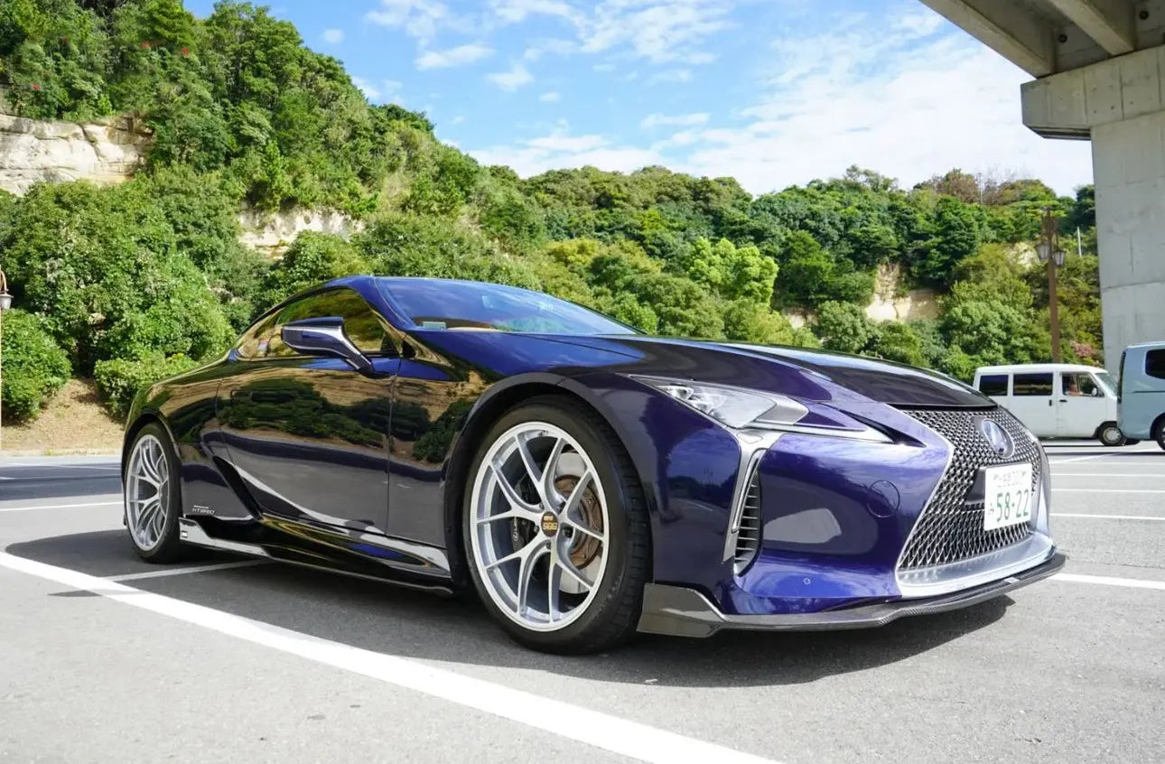 Carbon Fiber T Style Front Lip - Lexus LC500 LC500H.