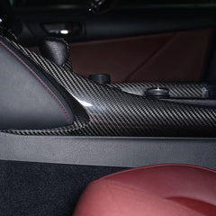 Prepreg Carbon Fiber Center Console Side Trim - Lexus IS IS250 IS300 IS350 F Sport 2014-2017.