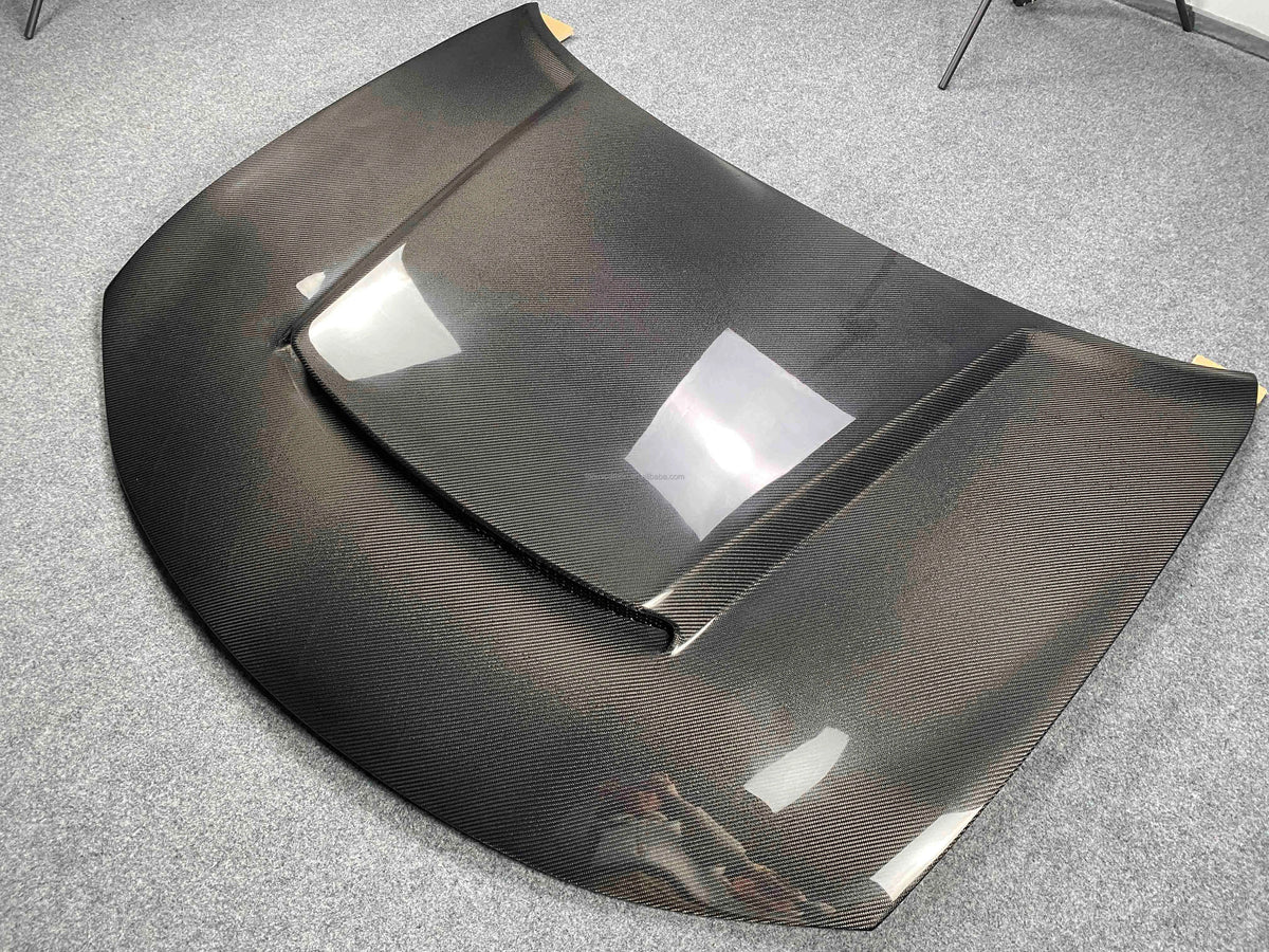 Carbon Fiber Hood w/ Hood Scoop - Dodge Charger.