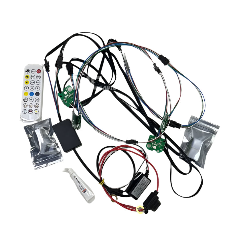 RGB DRL Module HeadLight Set - BMW 3-series F30 2016-2019 LCI.
