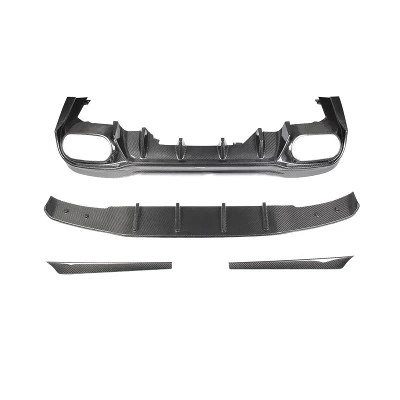 Paktechz Prepreg Dry Carbon Fiber Rear Diffuser -  Mercedes Benz W118 C118 CLA Class AMG CLA35 CLA45S.