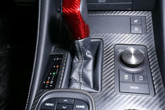 Carbon Fiber Center Console Panel Trim - Lexus RC200 200t 300 350 RC F SPORT 2015 - 2019.