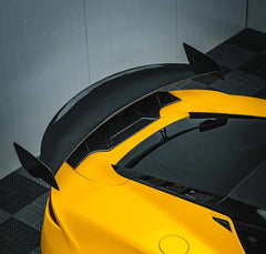 MT Style Dry Carbon Fiber Rear Spoiler Wing - Lotus Emira 2022-2024.