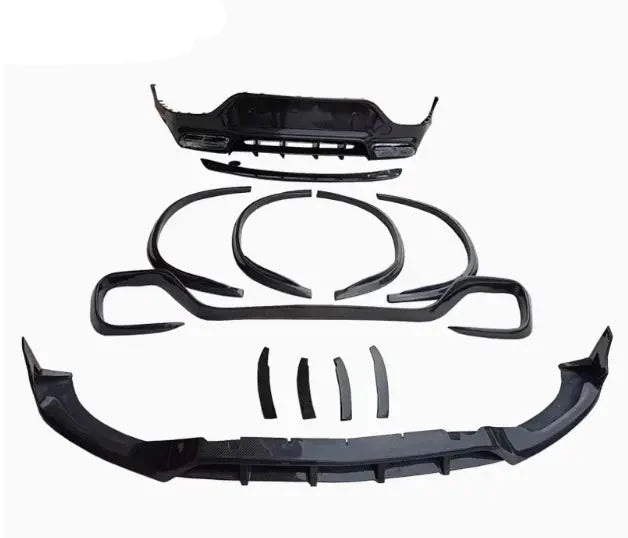 Carbon Fiber T Style Aerodynamic Body kit -  Mercedes-Benz GLC63.
