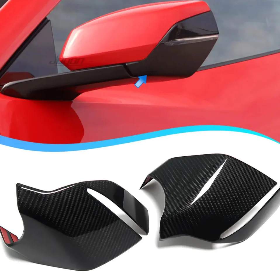 Carbon Fiber Side Lower Mirror Cover -  Chevrolet Corvette C8 Stingray Z51 Z06.