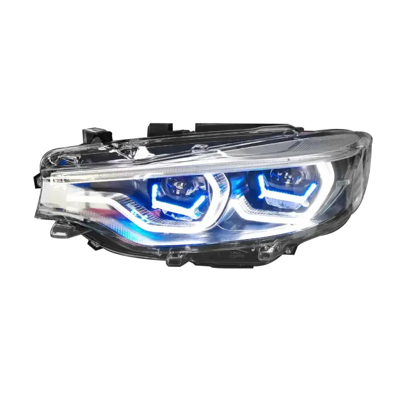 LED Headlight w/ Blue X bulb - BMW F8X F80 M3 F82 F83 M4 F32 F36.