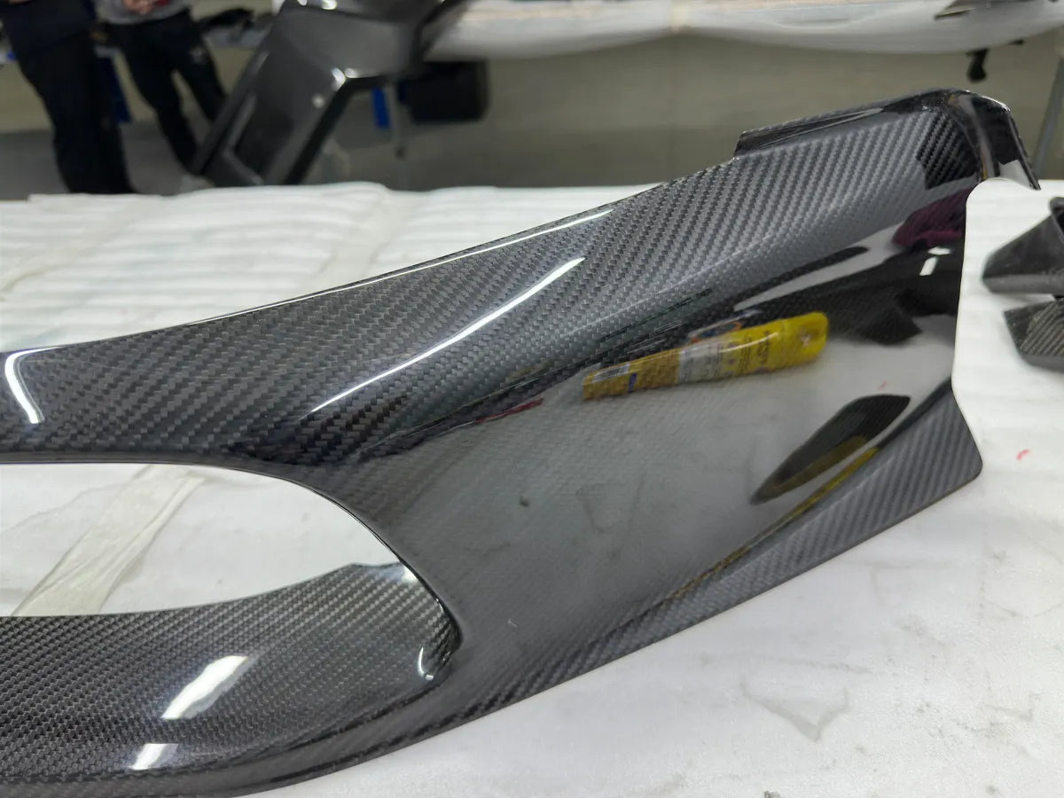 Carbon Fiber Upper Front Bumper Trim Lip - Porsche 992 GT3RS.
