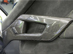 Carbon Fiber Interior Pull Car Door Handle Cover Trim - Lamborghini Aventador Lp700.