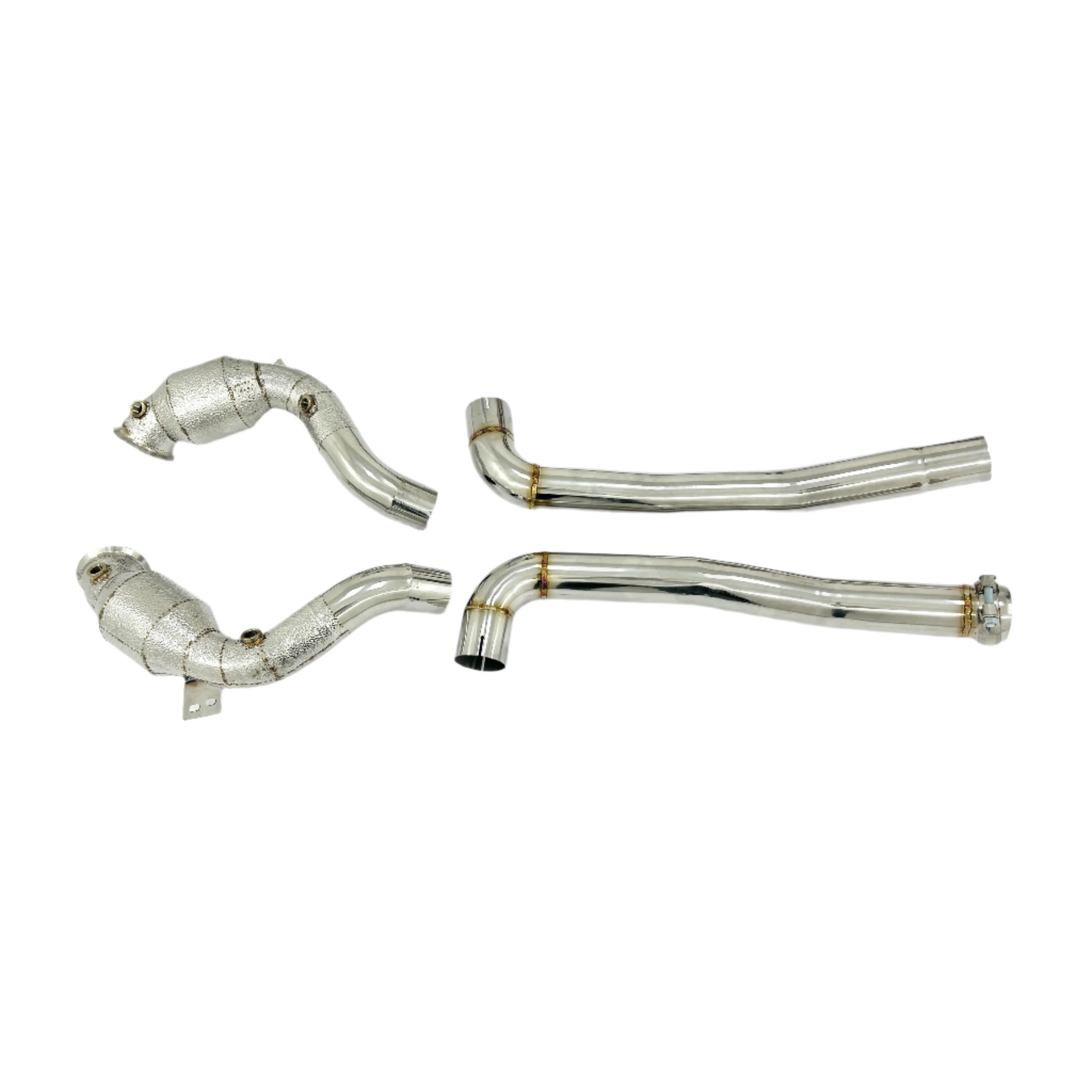 Sport Downpipes w/ HeatShield - Mercedes-Benz AMG GT GTC GTR GTS 4.0T.