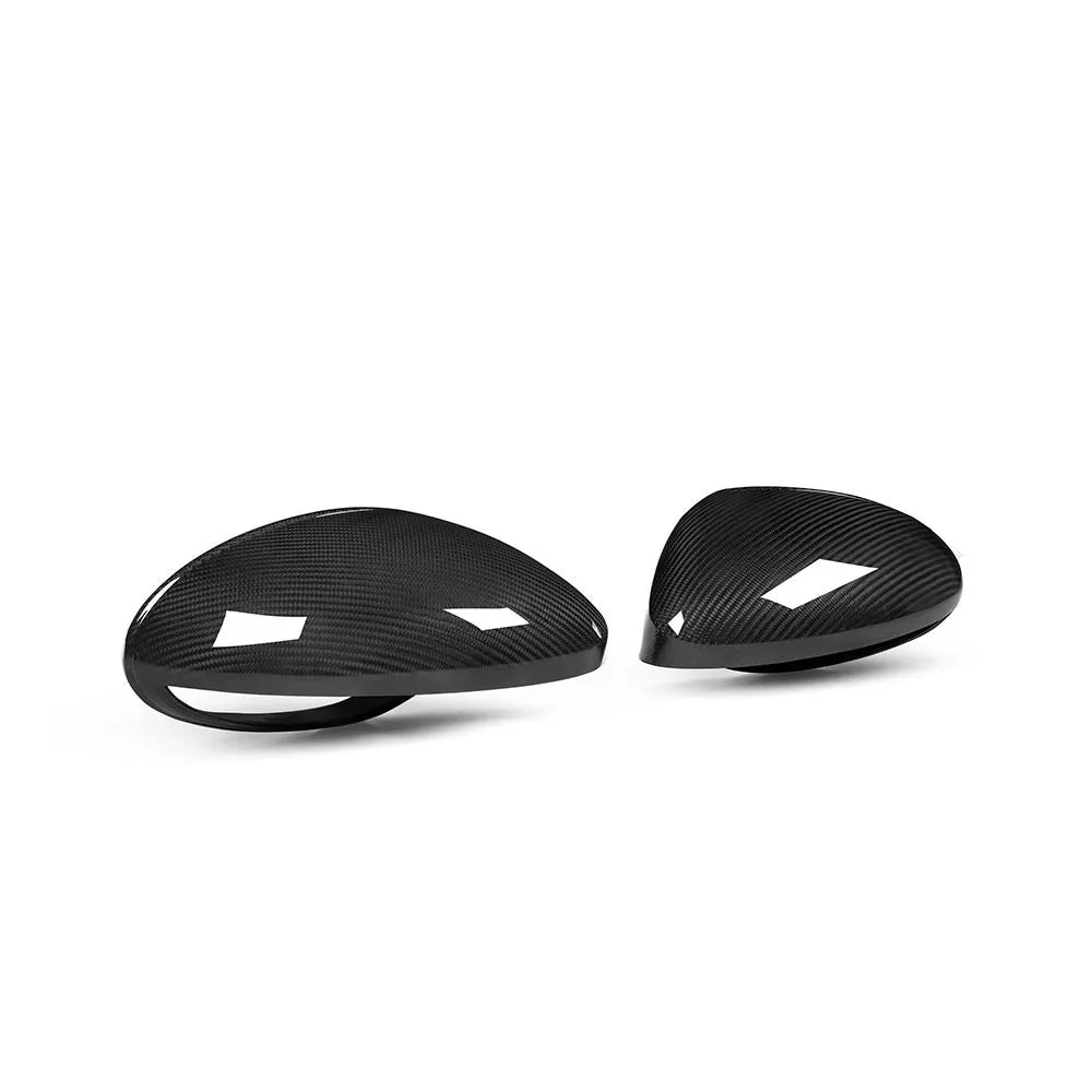 Dry Carbon Fiber Mirror Caps For Porsche 718 Cayman Boxster 2016-2021.
