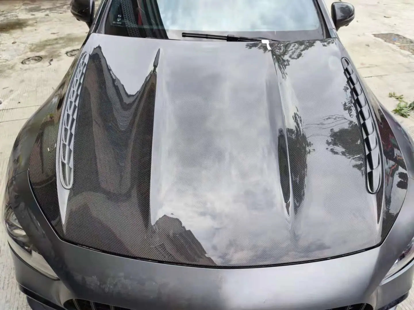 Carbon Fiber Hood bonnet - Mercedes-Benz AMG GT43 GT50 GT53 GT63 GT.
