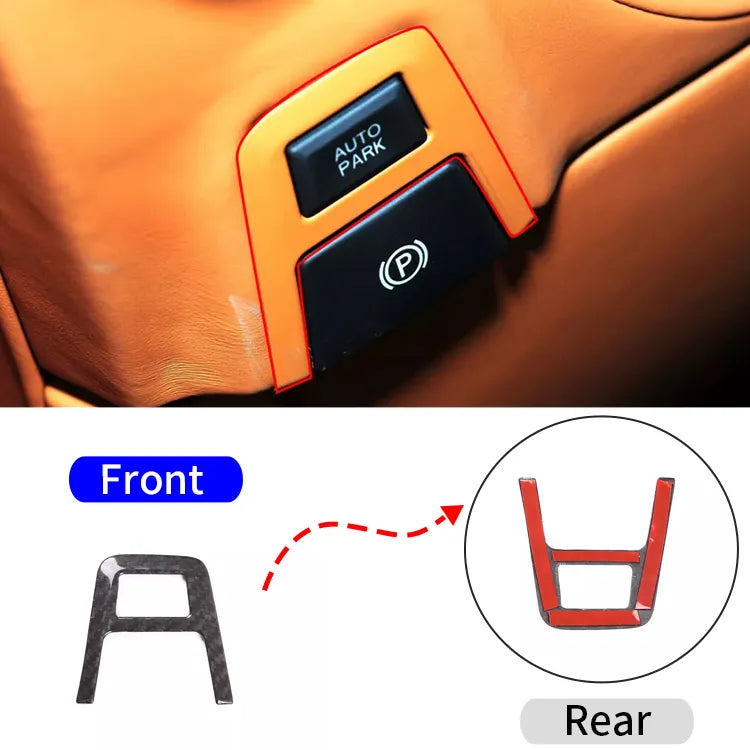 Carbon Fiber Interior  Center Console Gear Cup Holder Panel Cover -Ferrari F12 Berlinetta.