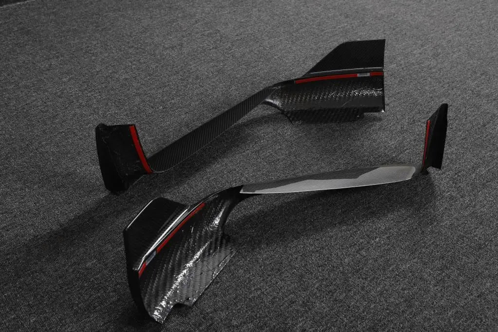 Prepreg Carbon Fiber Pro Front Bumper Splitter Trim - Porsche 911 Carrera 2 Door 2019-2020.