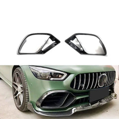 Carbon Fiber Front Bumper Fog Lamp Vents - Mercedes Benz AMG GT 53 GT 43 4-Door Coupe 2019-2022.
