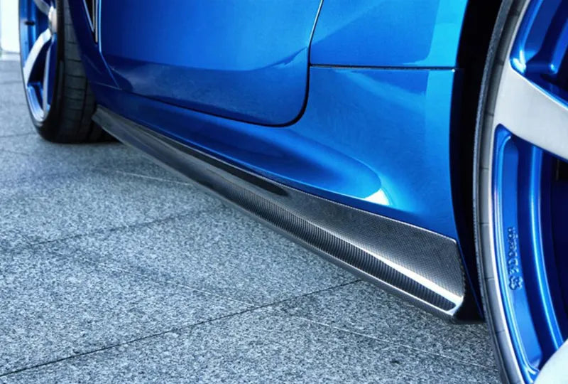 3D Style Carbon Fiber Side Skirts Extensions - BMW 8 SERIES G15 G16 / M8.