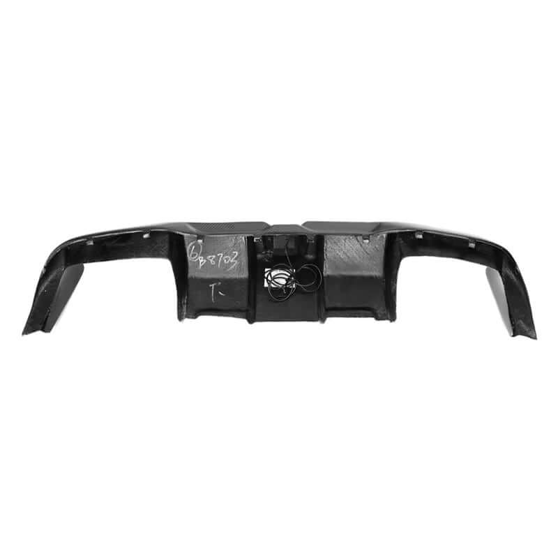 KHF Style Carbon Fiber Rear diffuser w/ Brake Light - BMW F87 M2.