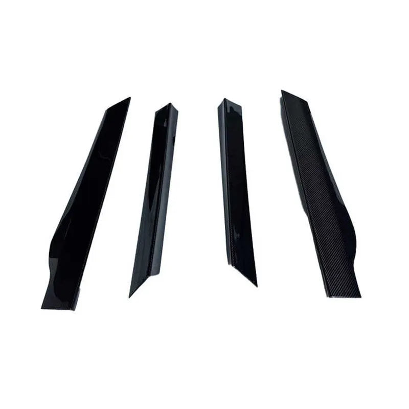 Prepreg Carbon Fiber Side Skirt Door Extensions Set V2 - Mclaren GT.