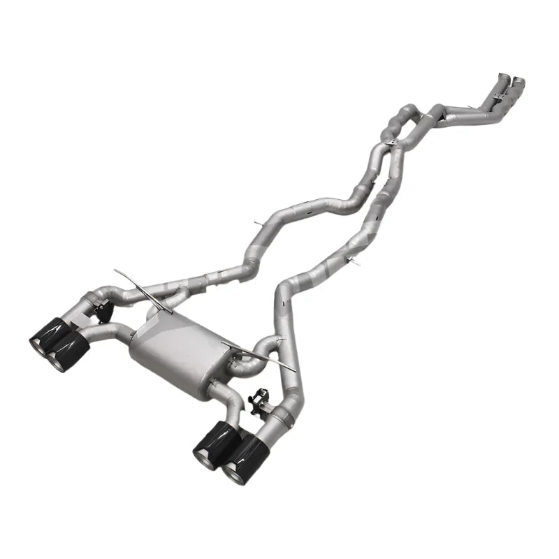Titanium Valved Equal Length Exhaust Midpipe Exhaust System - BMW M2C/M2 Competition F87 3.0T 2018-2023.