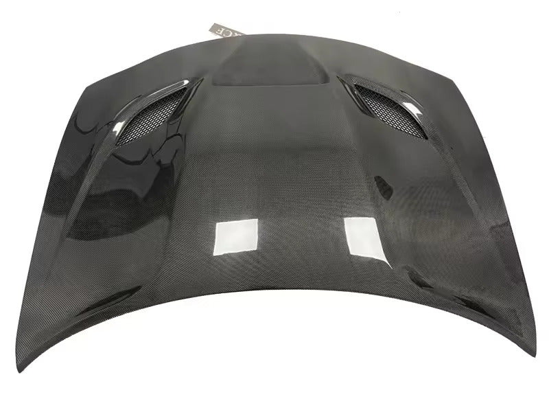 Hell Cat Style Carbon Fiber Hood - 2015-21 Dodge Charger.