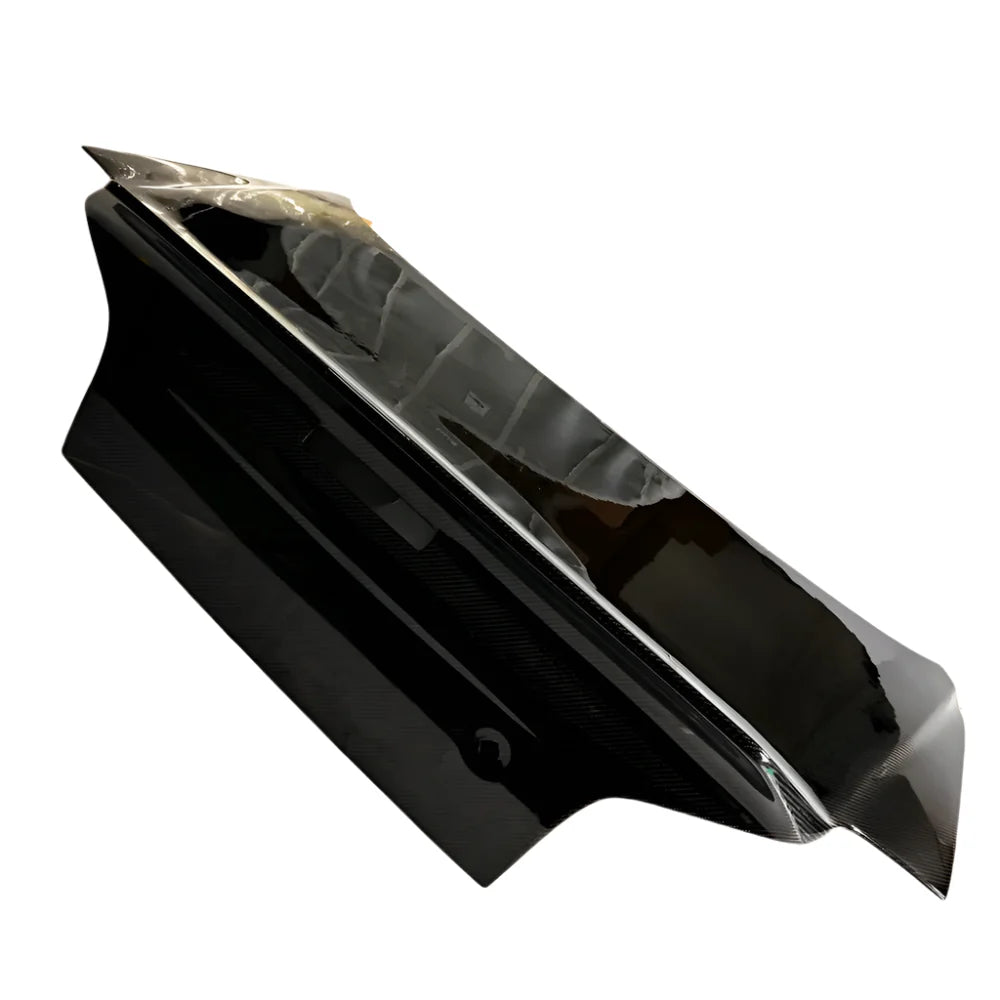 Carbon Fiber Rear DuckBill Trunk w/ with Brake Light Hole, With Key Hole - Nissan Skyline R34 GTR GTT.