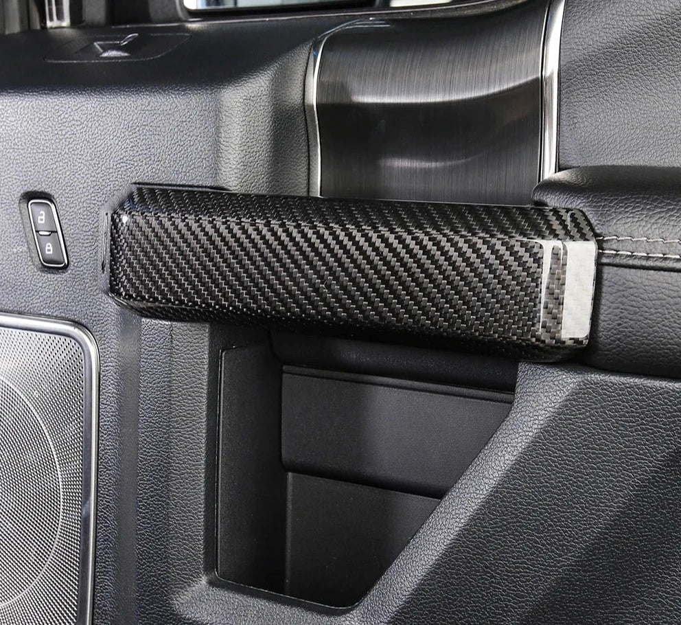Carbon Inner Door Handle Overlay Cover Trim  -  Ford Raptor F150 2015-2020.