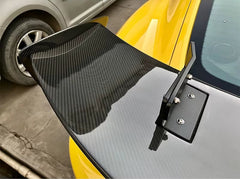 GT4 Style V2 Dry Carbon Fiber adjustable - Porsche Cayman Boxster 718 2016-2019.